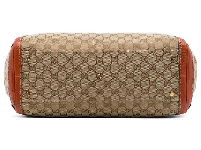 Gucci Running Tote aus beige GG Canvas - Ansicht 3