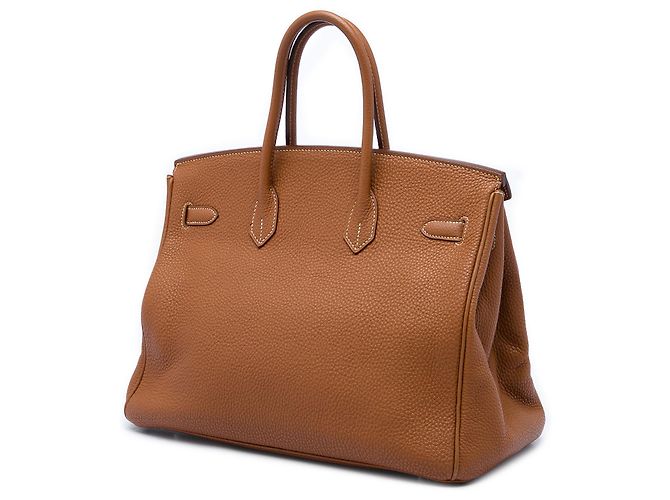 Hermès Brown Togo Birkin Retourne 35 Castaño - vista 2