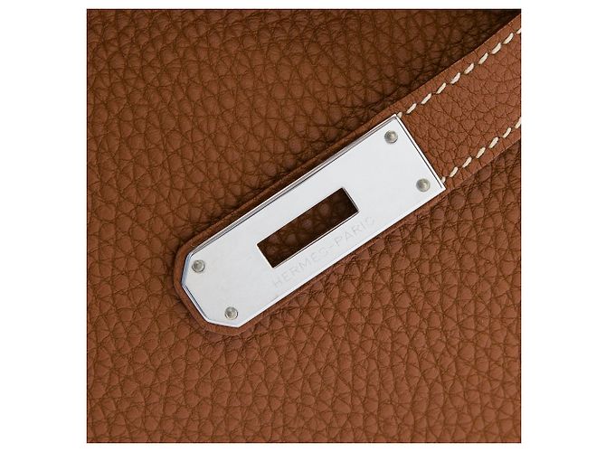 Hermès Brown Togo Birkin Retourne 35 Castaño - vista 5