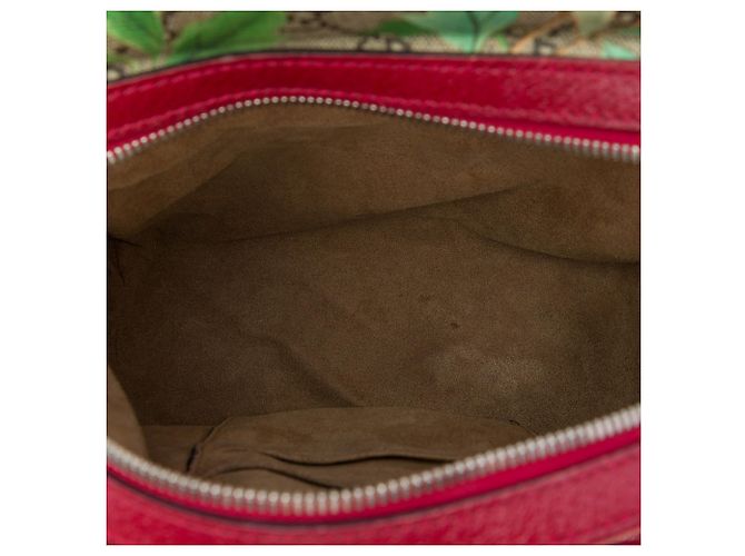 Zaino Gucci Beige Small GG Supreme Web Tian - vista 4