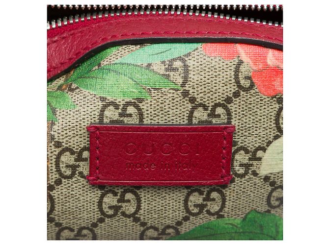 Zaino Gucci Beige Small GG Supreme Web Tian - vista 5