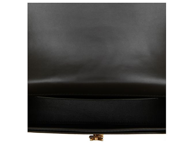 Autre Marque Saint Laurent Voltaire Mini Schultertasche aus braunem Kalbsleder mit Monogramm Khaki - Ansicht 4