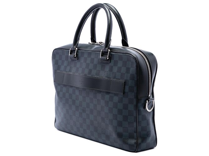 Bolso de Negocios Louis Vuitton Blue Damier Cobalt Porte Documents Azul Azul marino - vista 2