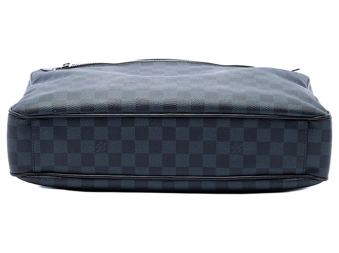Bolso de Negocios Louis Vuitton Blue Damier Cobalt Porte Documents Azul Azul marino - vista 3