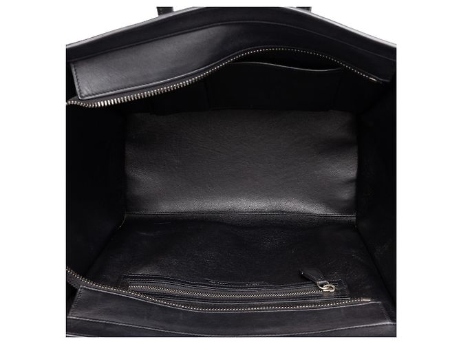 Céline Celine Blue Micro Tricolor Leather Luggage Tote Blau - Ansicht 4