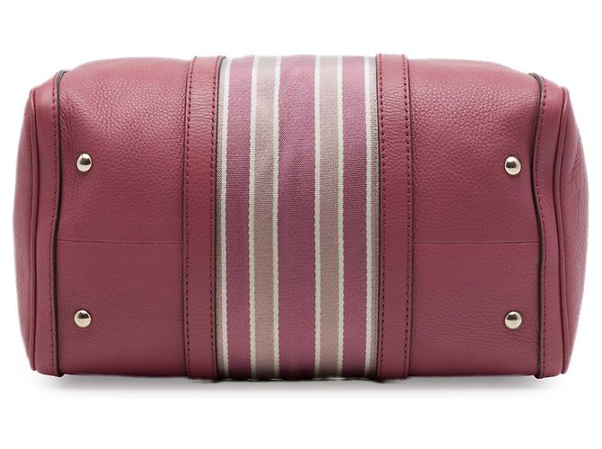 Borsa Boston Gucci Joy Medium in pelle di vitello rosa con Web - vista 3