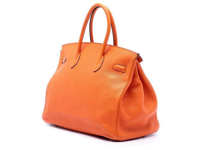 Hermès Orange Togo Birkin Retourne 35 - Ansicht 2