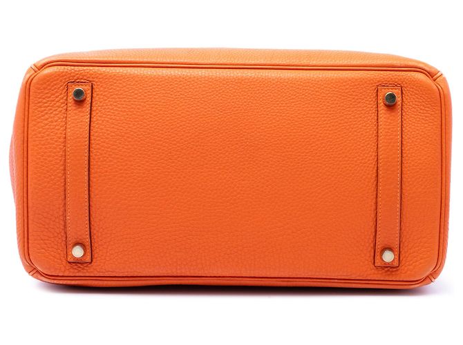 Hermès Orange Togo Birkin Retourne 35 - Ansicht 3