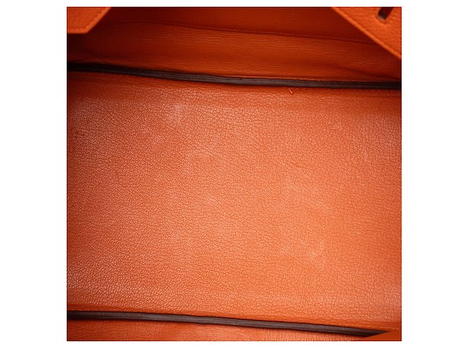 Hermès Orange Togo Birkin Retourne 35 - Ansicht 4