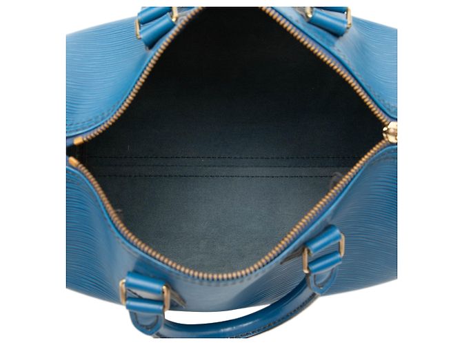 Louis Vuitton Blue Epi Speedy 25 Blau - Ansicht 4