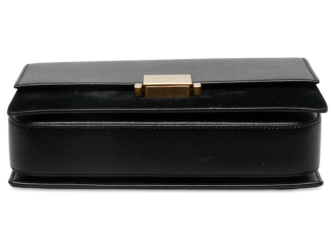 Autre Marque mala Bellechasse Saint Laurent preta em pele de vitela e camurça tamanho Medium - vista 3