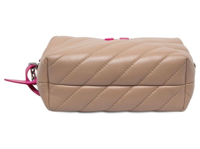 Off White Bolso cámara Off-White Jackhammer de piel de cordero acolchada marrón Castaño Marrón claro - vista 3
