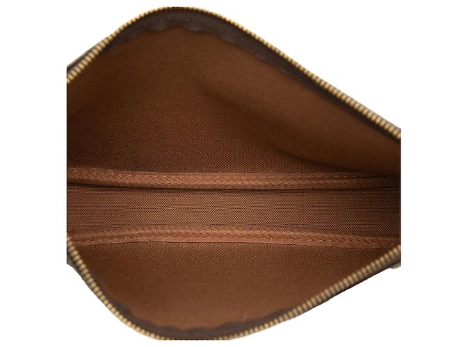 Louis Vuitton Brown Monogram Pochette Accessoires Castaño - vista 4