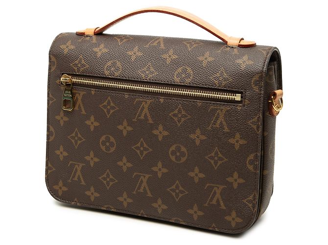 Louis Vuitton Brown Monogram Pochette Metis Marrom - vista 2