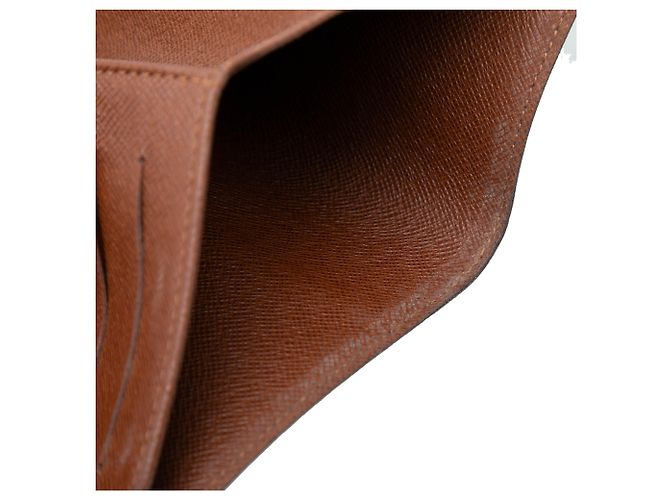 Portefeuille Louis Vuitton Brown Monogram Porte Tresor Etui Papiers Marron - vue 6