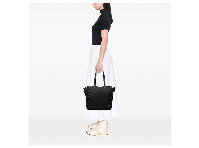 Tote Prada em Tessuto preto - vista 6