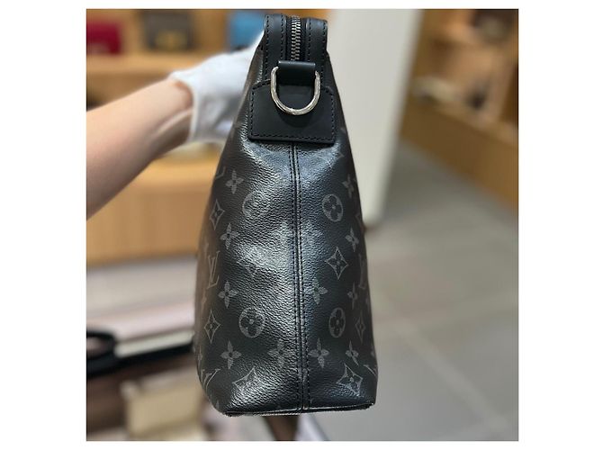 Louis Vuitton Monogram Eclipse Briefcase Black - view 3
