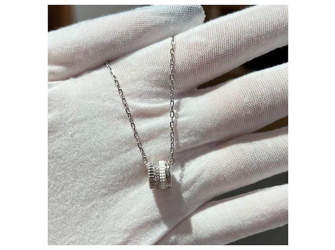 Collar con colgante de diamantes Boucheron Blanco Hardware de plata - vista 5