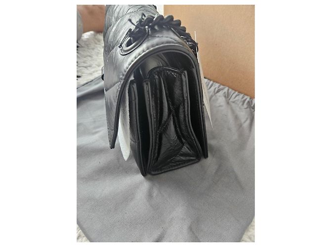 Borsa a tracolla Balenciaga Crush Chain Bag S in pelle nera Nero - vista 4