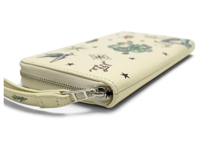 NEUE ZADIG & VOLTAIRE COMPAGNON TATTOO GELDBÖRSE + BANANEN-CHARM Roh - Ansicht 4