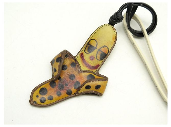 NEUE ZADIG & VOLTAIRE COMPAGNON TATTOO GELDBÖRSE + BANANEN-CHARM Roh - Ansicht 5