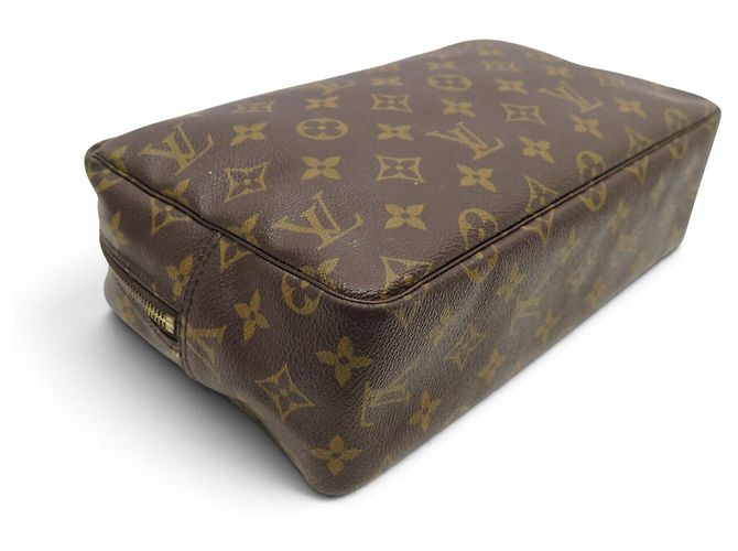 VINTAGE POCHETTE LOUIS VUITTON TROUSSE TOILETTE 28 GM M43383 MONOGRAM POUCH Marrone - vista 3