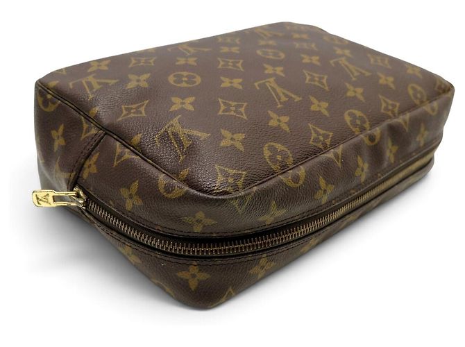 VINTAGE POCHETTE LOUIS VUITTON TROUSSE TOILETTE 28 GM M43383 MONOGRAM POUCH Marrone - vista 4