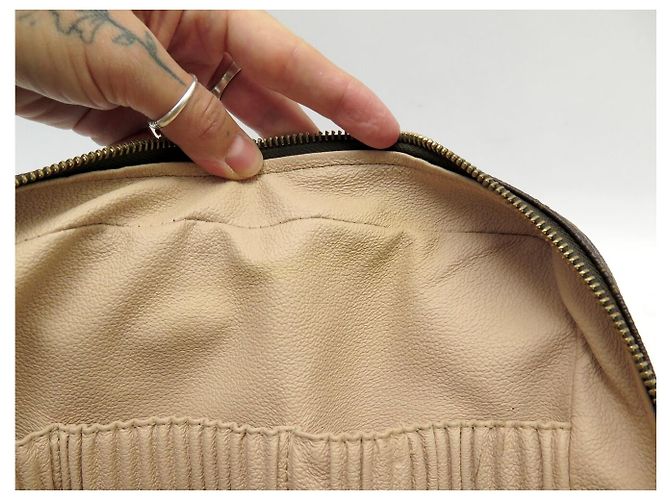 POCHETTE LOUIS VUITTON TROUSSE TOILETTE 28 GM M43383 TOILE MONOGRAM CLUTCH Marrone - vista 10