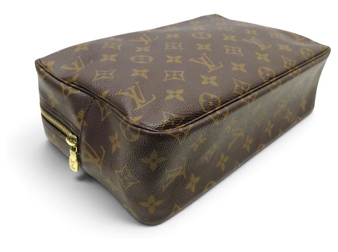 POCHETTE LOUIS VUITTON TROUSSE TOILETTE 28 GM M43383 TOILE MONOGRAM CLUTCH Marrone - vista 3