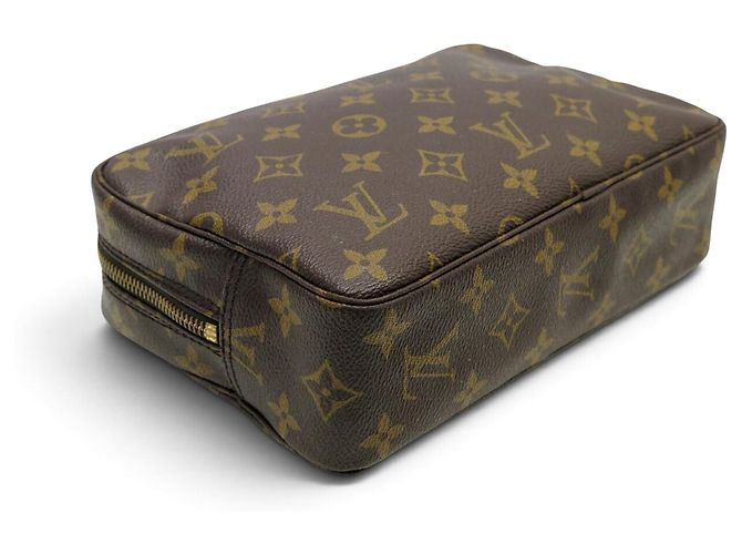 VINTAGE POCHETTE LOUIS VUITTON TROUSSE TOILETTE 23 M47524 MONOGRAM CLUTCH Marrone - vista 3