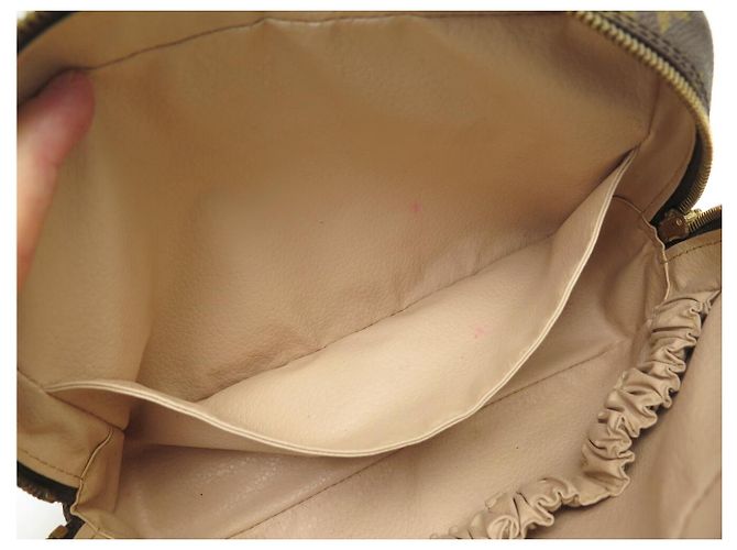 VINTAGE POCHETTE LOUIS VUITTON TROUSSE TOILETTE 23 M47524 MONOGRAM CLUTCH Marrone - vista 8
