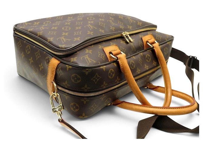 NEUE LOUIS VUITTON ICARE MONOGRAM M23252 BRIEFCASE MESSENGER BAG Braun - Ansicht 4
