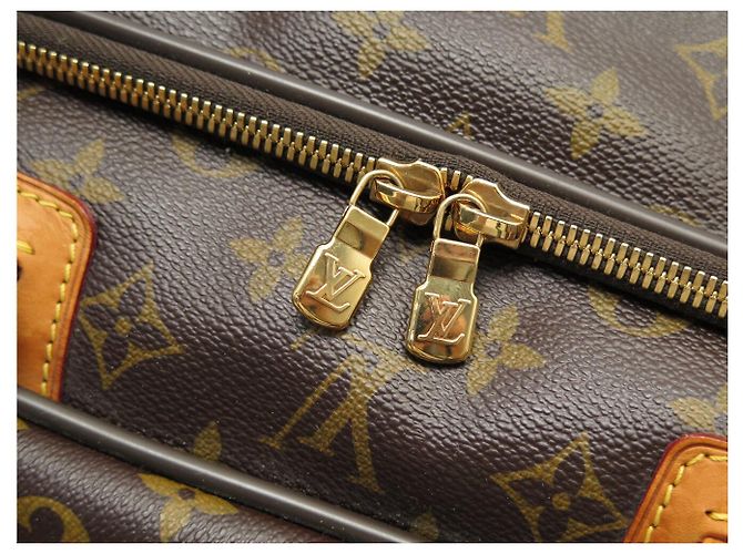NEUE LOUIS VUITTON ICARE MONOGRAM M23252 BRIEFCASE MESSENGER BAG Braun - Ansicht 6