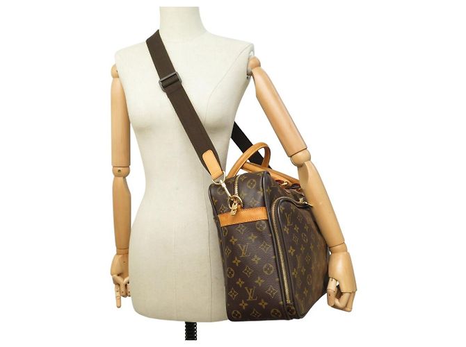 NEUE LOUIS VUITTON ICARE MONOGRAM M23252 BRIEFCASE MESSENGER BAG Braun - Ansicht 7