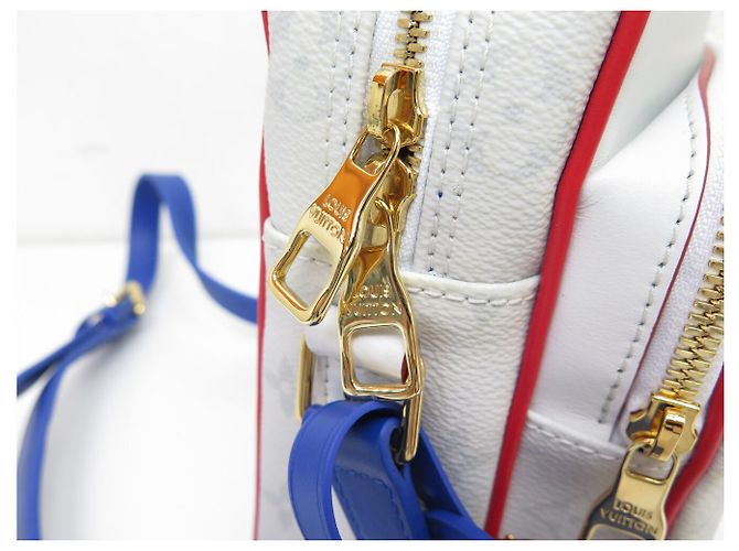 NEUE LOUIS VUITTON X NBA NILE MESSENGER MONOGRAM ANTARCTICA M45583 TASCHE Grau - Ansicht 10