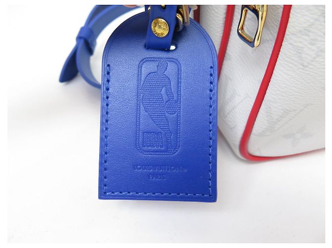 NEUE LOUIS VUITTON X NBA NILE MESSENGER MONOGRAM ANTARCTICA M45583 TASCHE Grau - Ansicht 7