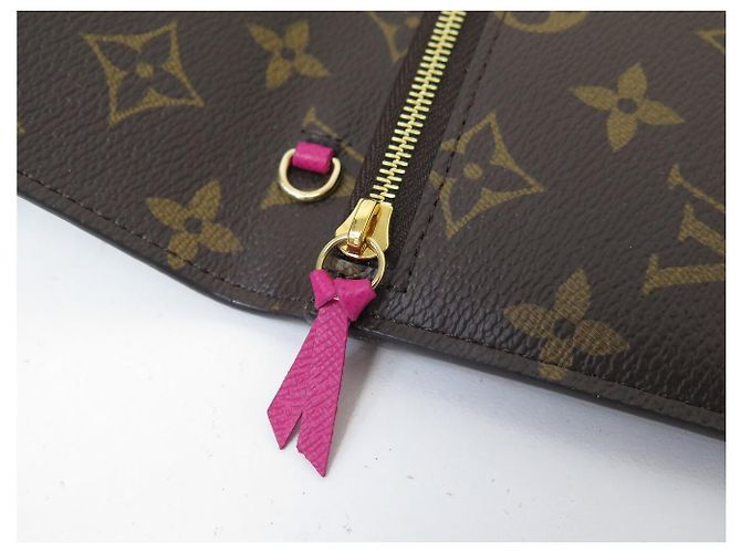 NUOVO LOUIS VUITTON POCHETTE WEEKEND MONOGRAM SKIING BEAR M63857 NATALE 2018 BORSA Marrone - vista 7
