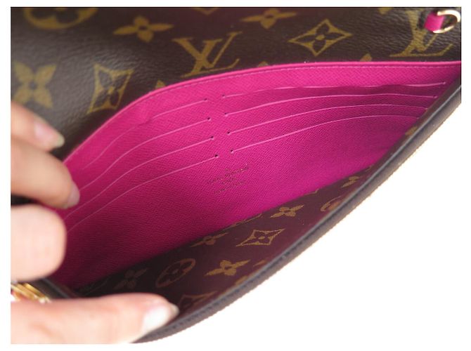 NUOVO LOUIS VUITTON POCHETTE WEEKEND MONOGRAM SKIING BEAR M63857 NATALE 2018 BORSA Marrone - vista 8