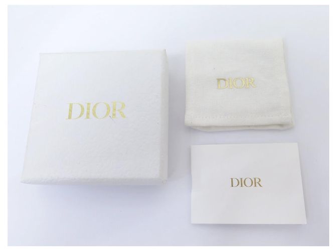 Abeille NEUE DIOR HÄNGENDE OHRRINGE CD LOGO STERN BIENE GOLD OHRRINGE Golden - Ansicht 9
