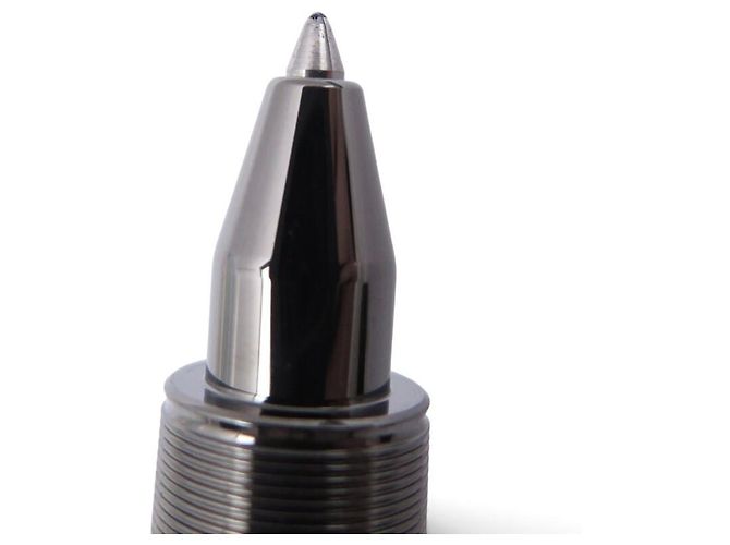 NEUER MONTBLANC KUGELSCHREIBER (M) 117149 SCHWARZES HARZ BOX BALLPOINT PEN NEW - Ansicht 2
