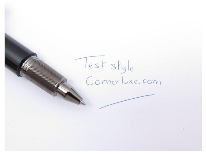 NEUER MONTBLANC KUGELSCHREIBER (M) 117149 SCHWARZES HARZ BOX BALLPOINT PEN NEW - Ansicht 7