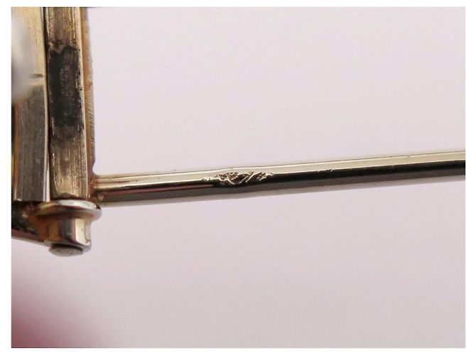 VINTAGE BROCHE BOUCHERON EGLANTINE 18K GOLD PLATIN 23.1GR DIAMANTEN 1.6CT Golden - Ansicht 7