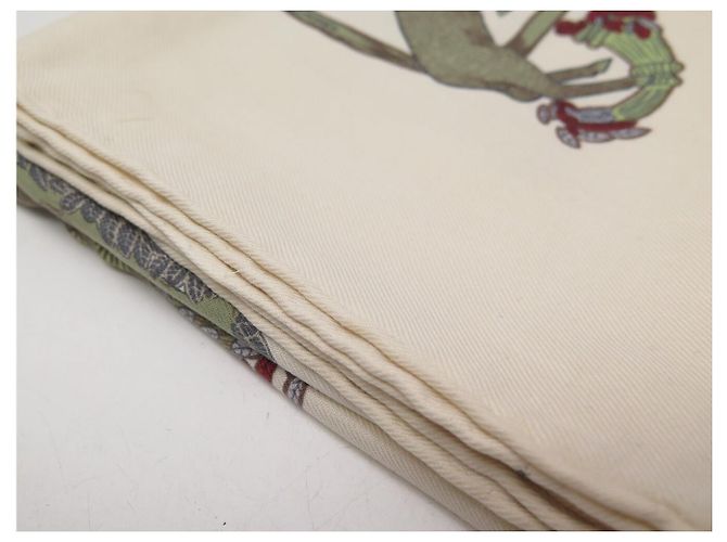 Hermès NEU VINTAGE HERMES ALPHABET III ANNIE FAIVRE CARRE 70 SEIDENTUCHEL - Ansicht 11