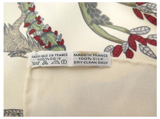 Hermès NEU VINTAGE HERMES ALPHABET III ANNIE FAIVRE CARRE 70 SEIDENTUCHEL - Ansicht 6