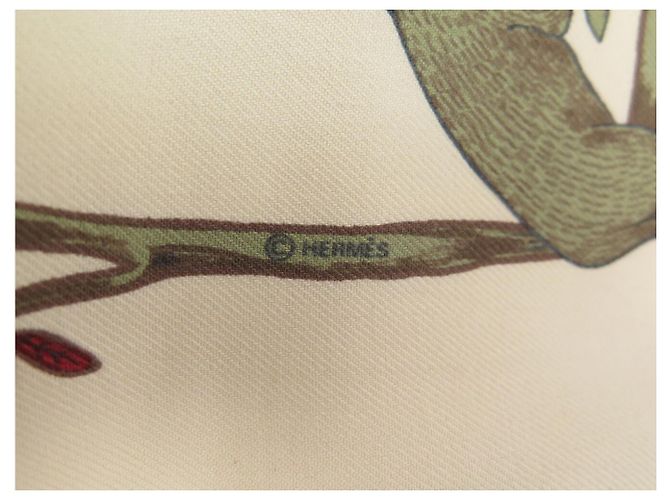 Hermès NEU VINTAGE HERMES ALPHABET III ANNIE FAIVRE CARRE 70 SEIDENTUCHEL - Ansicht 9