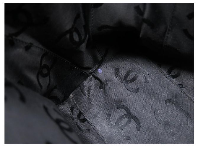 CHANEL WILD STICHING STEPPENLEDER SCHULTERTASCHE SCHWARZ - Ansicht 12