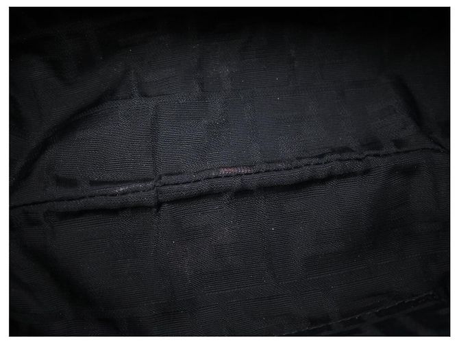 BORSA A MANO FENDI SPY HOBO 8BR545 PELLE RASO NERO BORSA A TRACCOLLA - vista 13