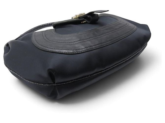 BORSA A MANO FENDI SPY HOBO 8BR545 PELLE RASO NERO BORSA A TRACCOLLA - vista 3