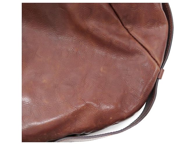BORSA YVES SAINT LAURENT MOMBASA PELLE MARRONE CORNO TOM FORD - vista 12