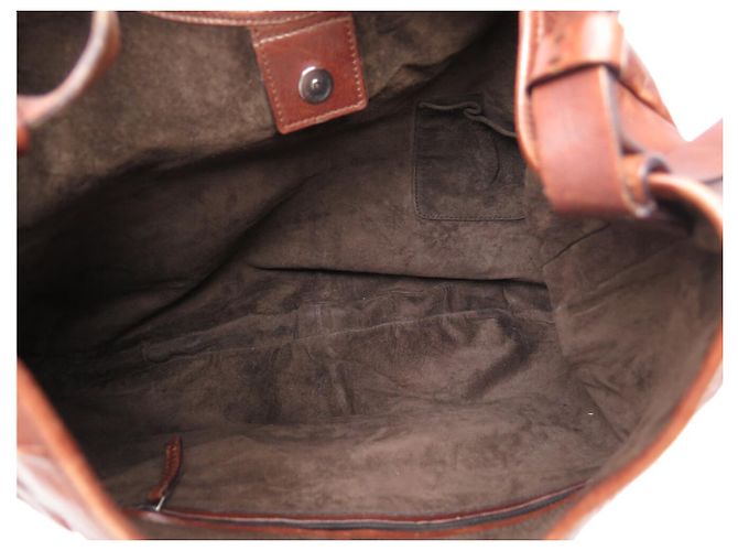 BORSA YVES SAINT LAURENT MOMBASA PELLE MARRONE CORNO TOM FORD - vista 6